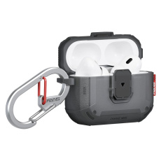 SKINARMA Mecha LE (Lock Edition) pouzdro AirPods Pro 3 kouřové SKINARMA Mecha LE (Lock Edition) pouzdro AirPods Pro 3 kouřové