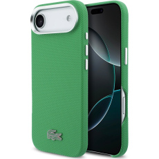 Lacoste Iconic Petit Pique Metal Logo MagSafe kryt iPhone Air zelený Lacoste Iconic Petit Pique Metal Logo MagSafe kryt iPhone Air zelený