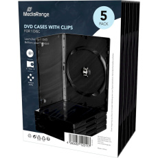 MediaRange 1 DVD 14mm 5 ks černý