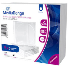 MediaRange 1 CD 10,4mm 5 ks čirý