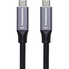 PremiumCord USB-C/USB-C napájecí kabel 100W 5m černý