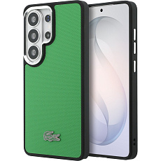 Lacoste Petit Pique Metal Logo Magnetic kryt Samsung Galaxy S26 Ultra zelený