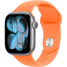 Apple Watch 42/41/40/38mm mandarinkový sportovní řemínek M/L Apple Watch 42/41/40/38mm mandarinkový sportovní řemínek M/L