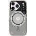 Aulumu A17 Frosted TPU MagSafe kryt iPhone 17 Pro Max Translucent White