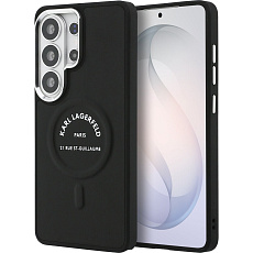 Karl Lagerfeld PU RSG Logo Magnetic kryt Samsung Galaxy S26 Ultra černý