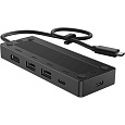HP Travel Hub G3 5v1 USB-C hub černý