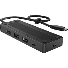 HP Travel Hub G3 5v1 USB-C hub černý