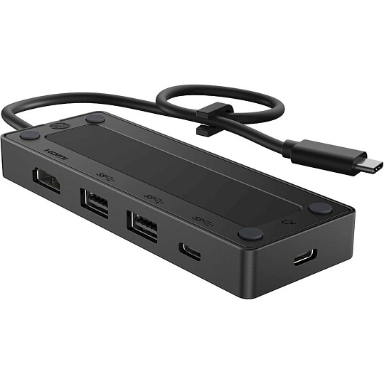 HP Travel Hub G3 5v1 USB-C hub černý