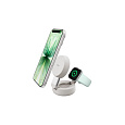 Belkin UltraCharge™ PRO Qi2 25W 2v1 MagSafe nabíječka písečná
