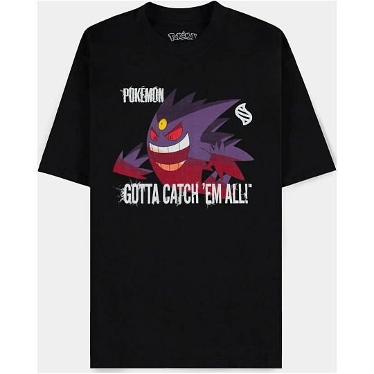 Tričko Pokémon - Mega Gengar (loose fit) L