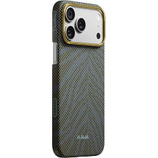 Pitaka Edge Case Breath of Veins MagSafe kryt iPhone 17 Pro Dive Green