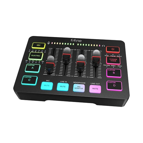 Fifine SC3 mixpult černý