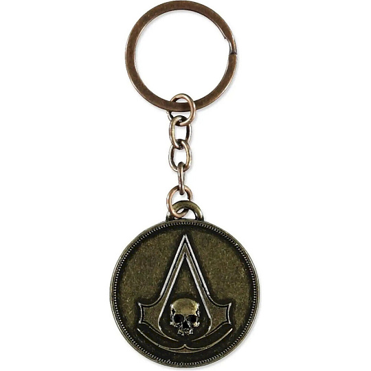 Klíčenka kovová Assassin's Creed Black Flag Resynced - Coin Metal