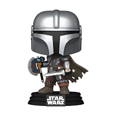 Funko POP! #844 Star Wars: The Mandalorian and Grogu - The Mandalorian (Dual Wield)