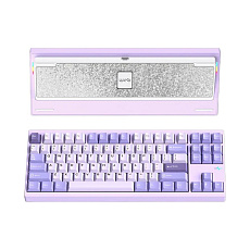 Wobkey Crush 80 Reboot Pro Kailh Cocoa herní klávesnice (US) fialová Wobkey Crush 80 Reboot Pro Kailh Cocoa herní klávesnice (US) fialová
