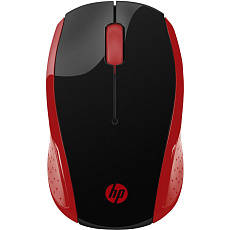 HP 200 bezdrátová myš červená