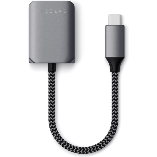 Satechi USB-C to 3.5mm Audio & PD Adapter vesmírně šedý Satechi USB-C to 3.5mm Audio & PD Adapter vesmírně šedý