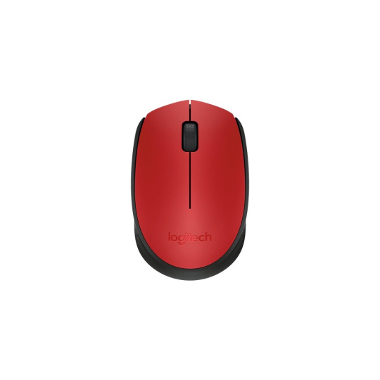 Logitech Wireless Mouse M171 červená