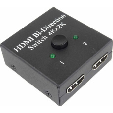 PremiumCord HDMI Switch 4K, FULL HD 1080p obousměrný 2-1 nebo 1-2