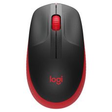 Logitech M190 myš červená