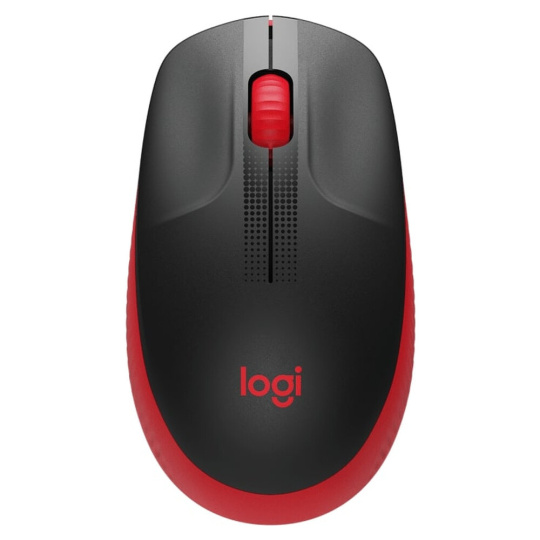 Logitech M190 myš červená