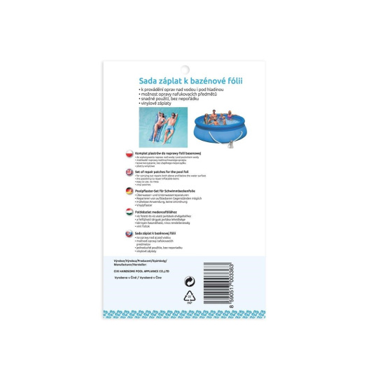Marimex sada záplat na bazénovou folii Marimex sada záplat na bazénovou folii