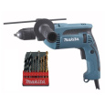Makita HP1641K1X příklepová vrtačka s příslušenstvím
