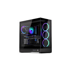 Endorfy skříň Fishtank 6000 Corona,Průhledná bočnice, E-ATX, 4x ARGB 120mm, černá Endorfy skříň Fishtank 6000 Corona,Průhledná bočnice, E-ATX, 4x ARGB 120mm, černá