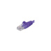 PremiumCord RJ45/RJ45 Cat6 UTP patch kabel 1m fialový