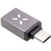 FIXED Link hliníková redukce z USB-A na USB-C šedá