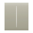 Ajax  CenterButton (2-gang) - Středové dvou tlačítko, olivová