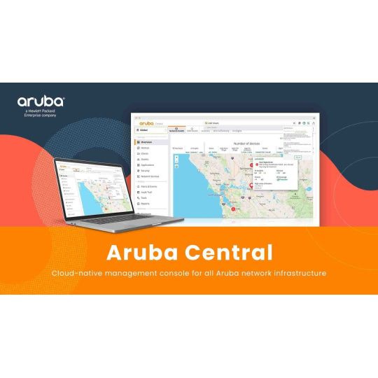 Aruba Central 63xx/38xx Switch Foundation 1 year Subscription E-STU