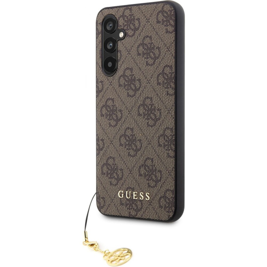 Guess 4G Charms kryt Samsung Galaxy A54 5G hnědý