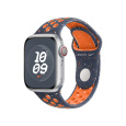 Apple Watch 41/40/38mm Blue Flame sportovní řemínek Nike S/M