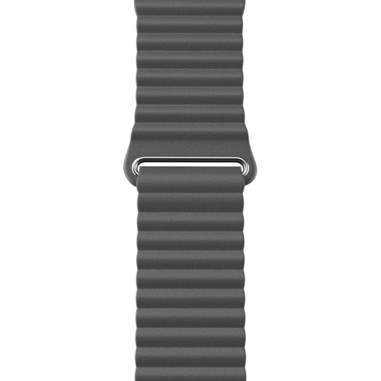 Next One Leather Loop řemínek Apple Watch 42/44/45mm šedý