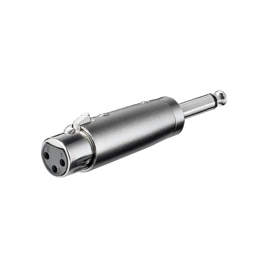 PremiumCord XLR mikrofonní redukce XLR F / Jack 6,3 mm mono M