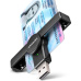 AXAGON CRE-SMPA USB-A PocketReader čtečka kontaktních karet Smart card 