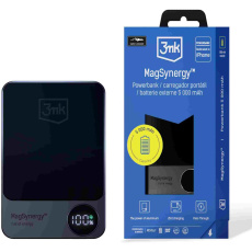 3mk MagSynergy powerbanka 5000 mAh černá