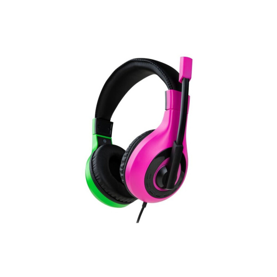 Headset Bigben Wired Stereo Pink + Green (Switch)