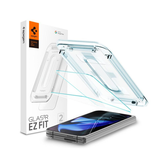 Spigen Glass tR EZ Fit 2 Pack tvrzené sklo Google Pixel 9 Pro Fold čiré