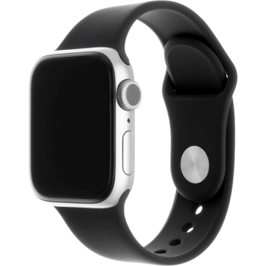 FIXED Silicone Strap silikonový řemínek set Apple Watch 42 mm/44 mm černý