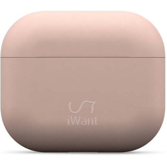 iWant AirPods 3. generace ultra-tenké pouzdro světle růžové