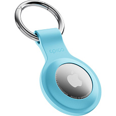 Epico silikonové pouzdro s plnou zadní stranou pro AirTag světle modré Epico silikonové pouzdro s plnou zadní stranou pro AirTag světle modré