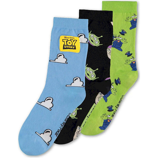 Ponožky Toy Story - Crew 35/38 (3 páry)