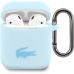 Lacoste Liquid Silicone Glossy Printing Logo pouzdro AirPods 1/2 modré