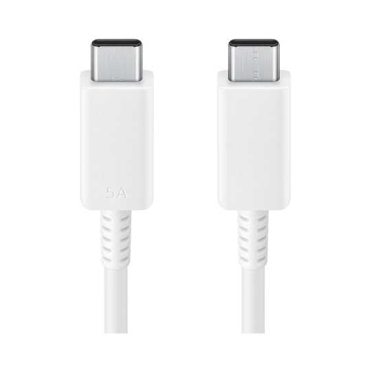 Samsung USB-C/USB-C datový kabel 5A, 1.8m (EP-DX510JWE) bílý