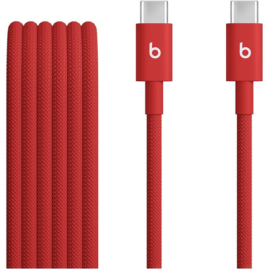 Apple Beats USB-C/USB-C napájecí kabel 240W 3m jasně červený