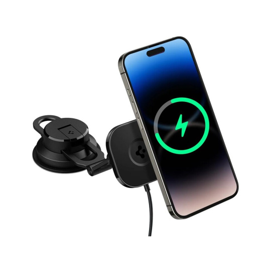 Spigen OneTap 3 Pro Wireless Car Charger Mount ( ITS35W-3) MagSafe držák s nabíjením černý