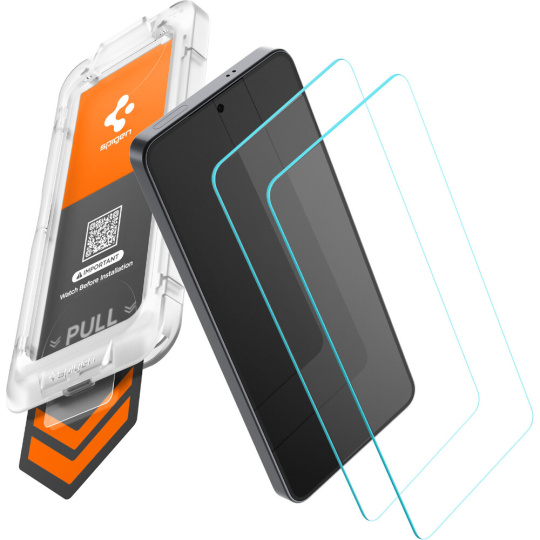 Spigen Glass tR EZ Fit Pro HD sklo Samsung Galaxy S26 čiré (2ks)