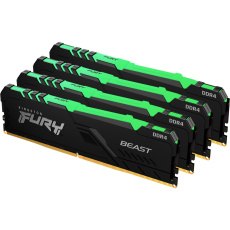 Kingston FURY Beast 32GB 3600MHz DDR4 CL17 DIMM (4x8GB) RGB